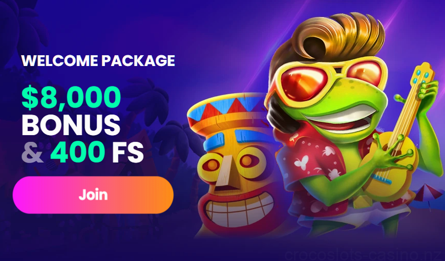 Crocoslots Casino Welcome